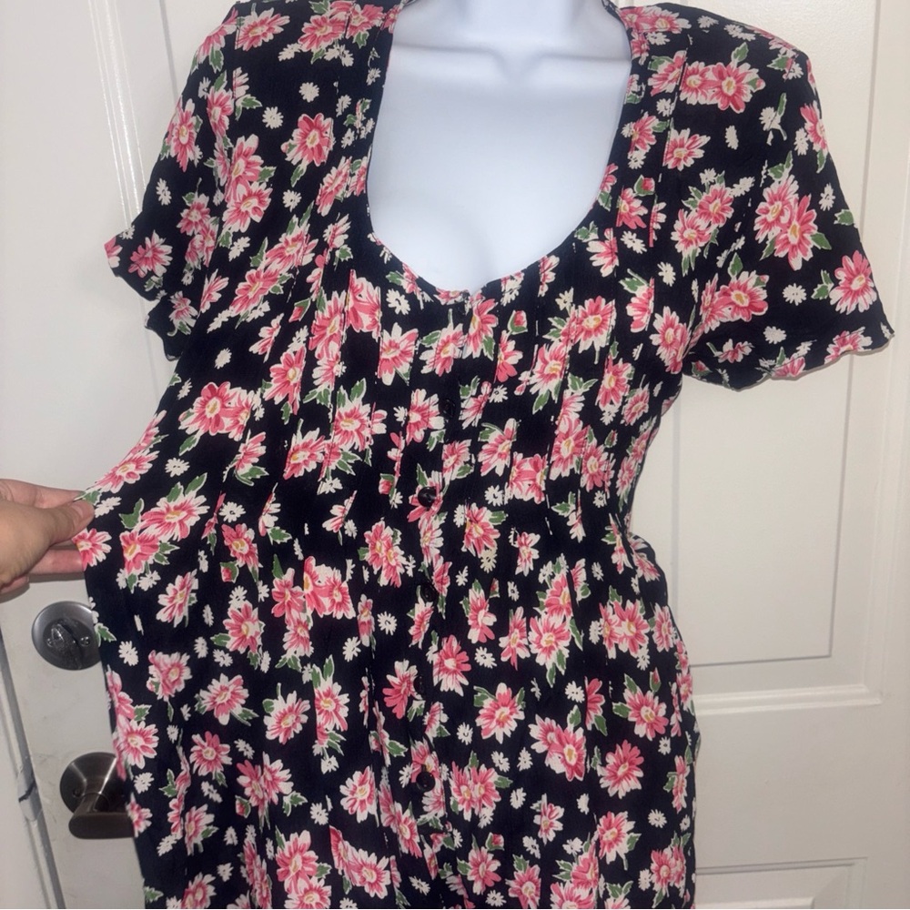 Maternity Vintage Romper Floral Oh!mamma M